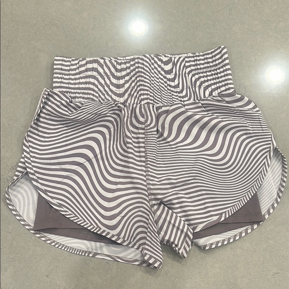 Vitality x Cosmopolitan striped run shorts
